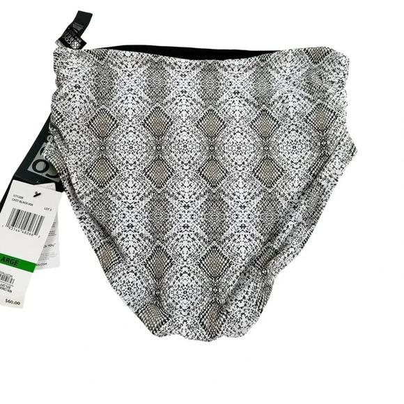 NWT COCO REEF Impulse Rollover Waist High Waisted Bikini Bottoms Size L - Picture 7 of 13